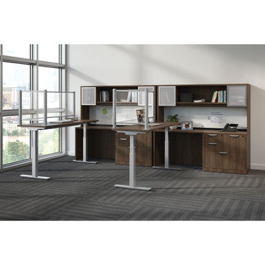 OfficeSource Standup Standing Desk Collection Height Adjustable Typical - OS228