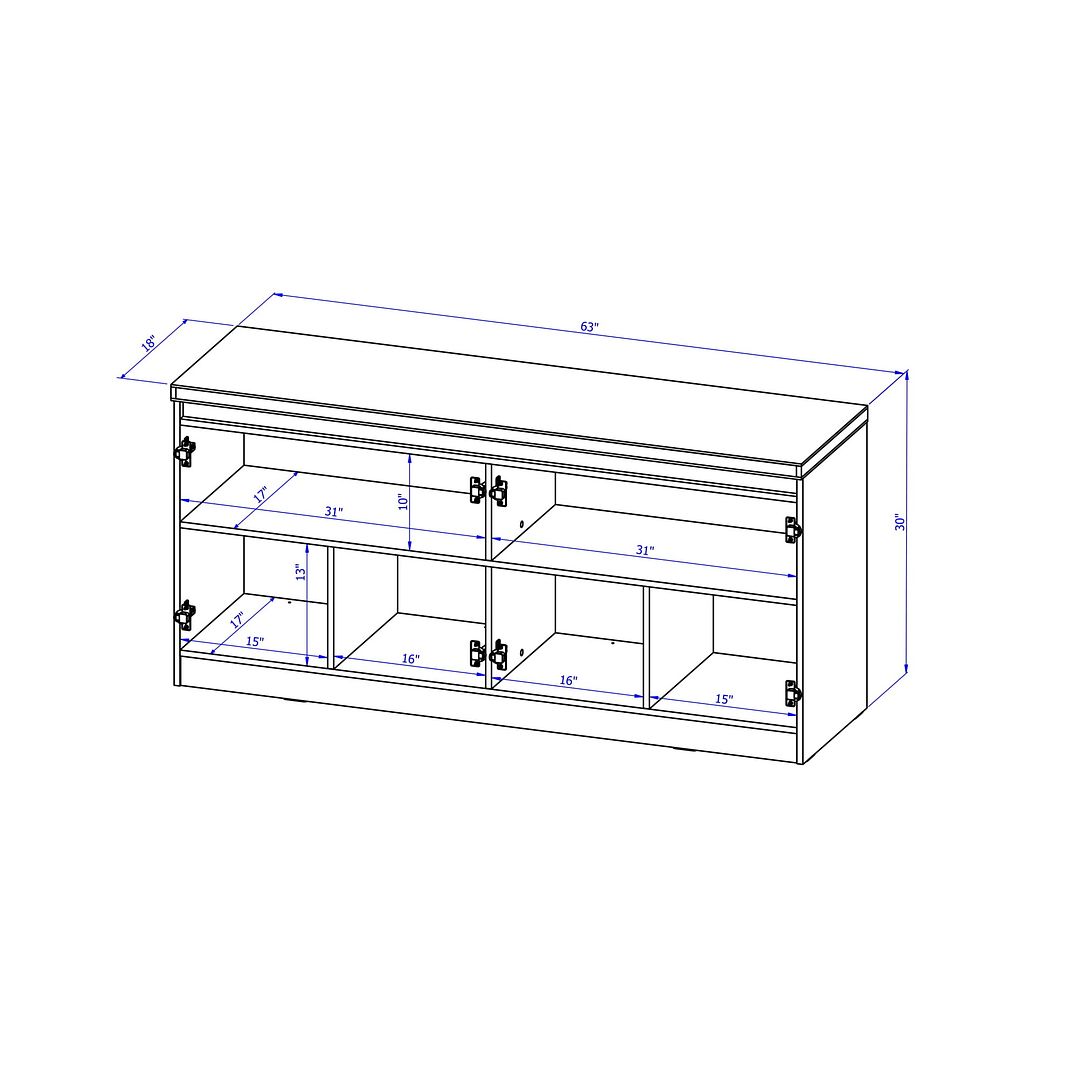 Manhattan Comfort Viennese Sideboard