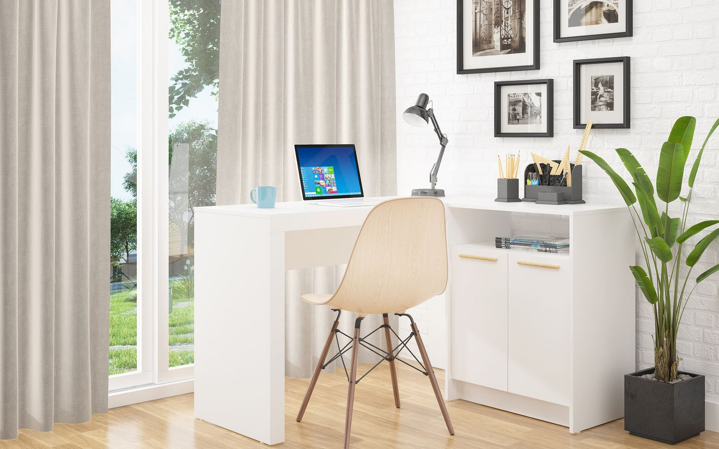 Manhattan Comfort Kalmar Office Desk