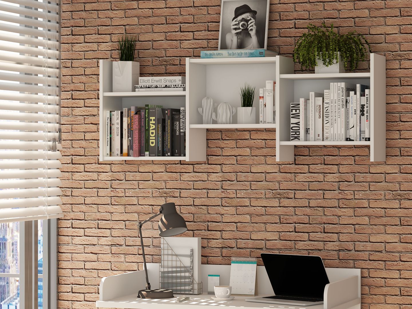 Manhattan Comfort Hampton Wall Decor Shelves