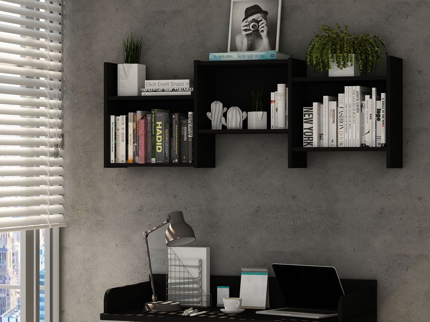 Manhattan Comfort Hampton Wall Decor Shelves
