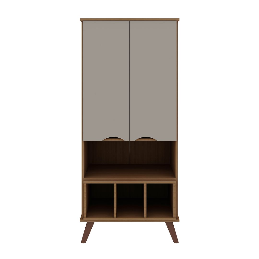 Manhattan Comfort Hampton 26.77 Display Cabinet