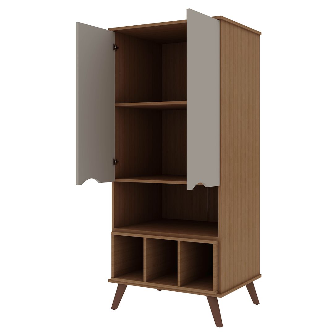 Manhattan Comfort Hampton 26.77 Display Cabinet