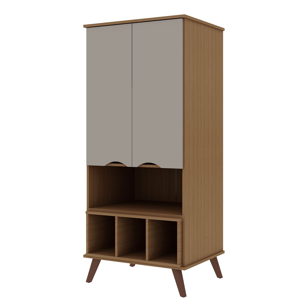 Manhattan Comfort Hampton 26.77 Display Cabinet