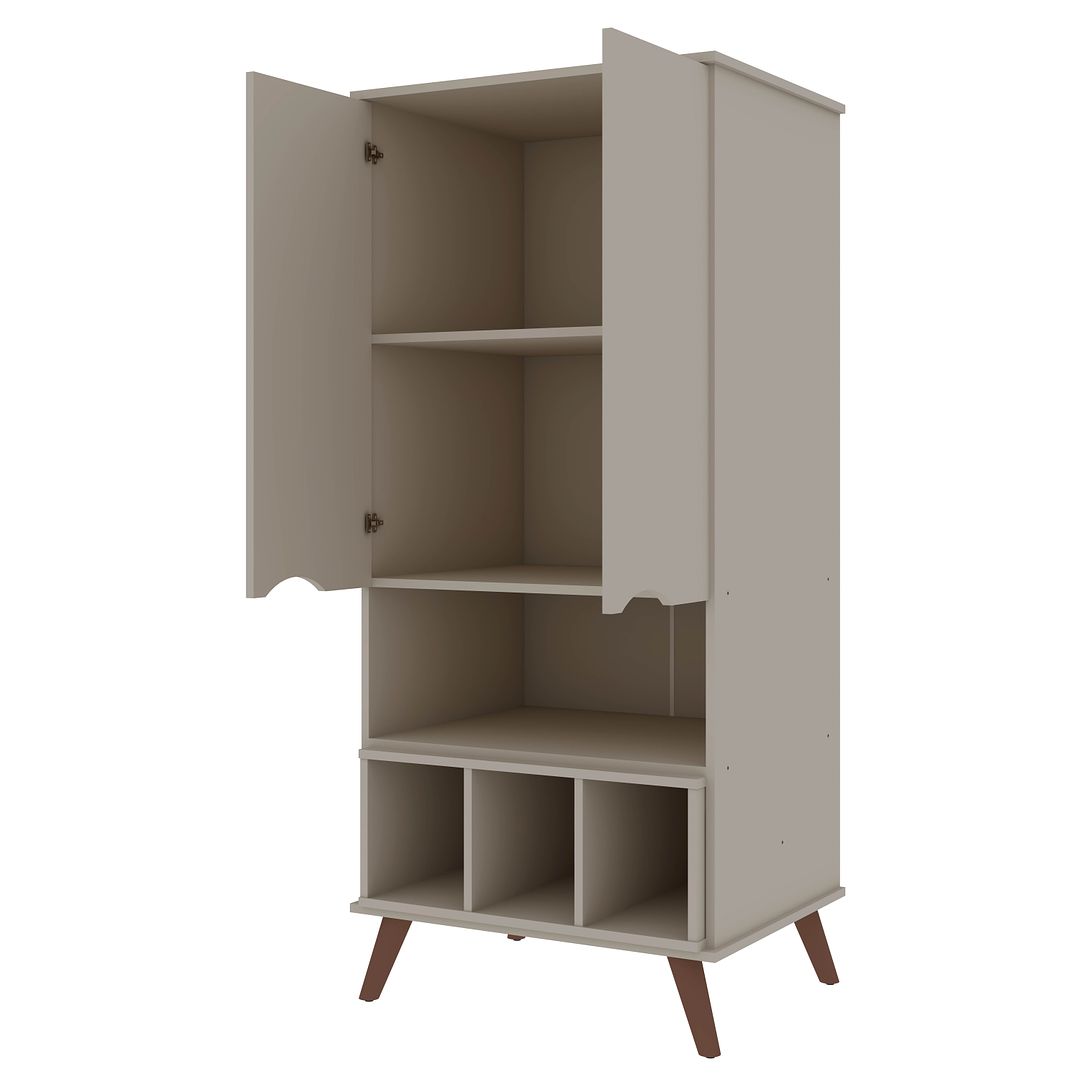 Manhattan Comfort Hampton 26.77 Display Cabinet