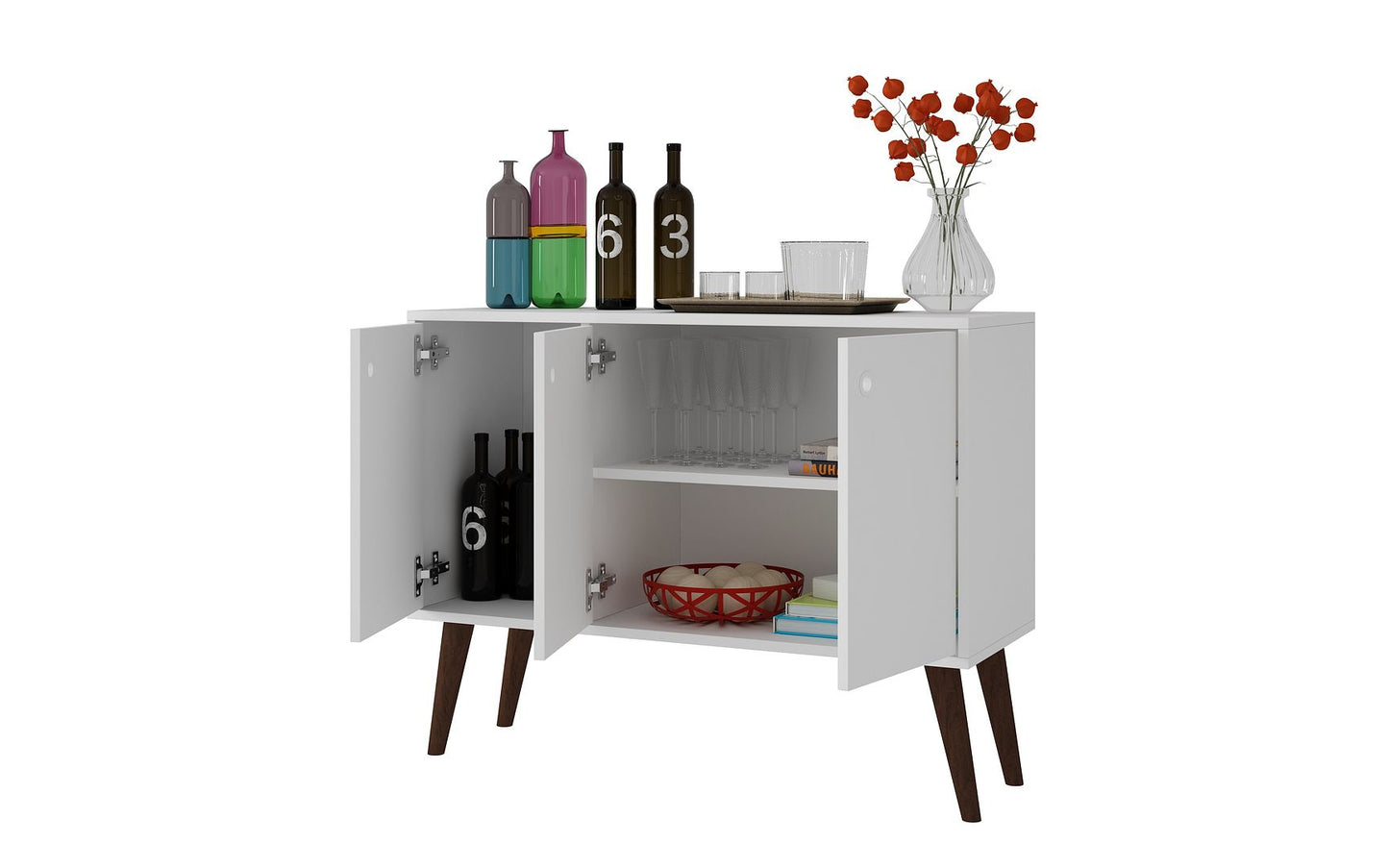 Manhattan Comfort Bromma 35.43" Sideboard 2.0
