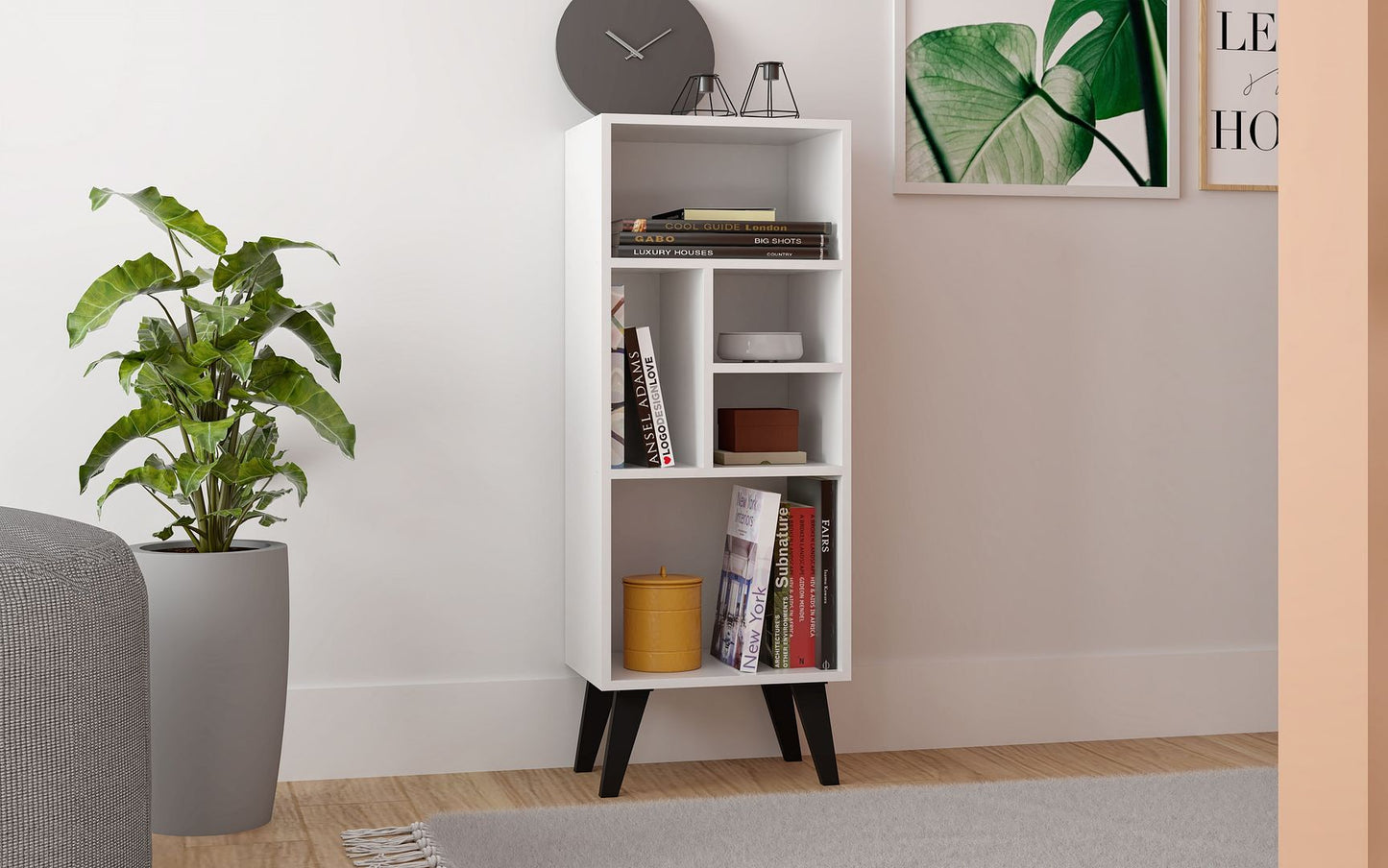 Manhattan Comfort Warren Mid-High Bookcase2.0