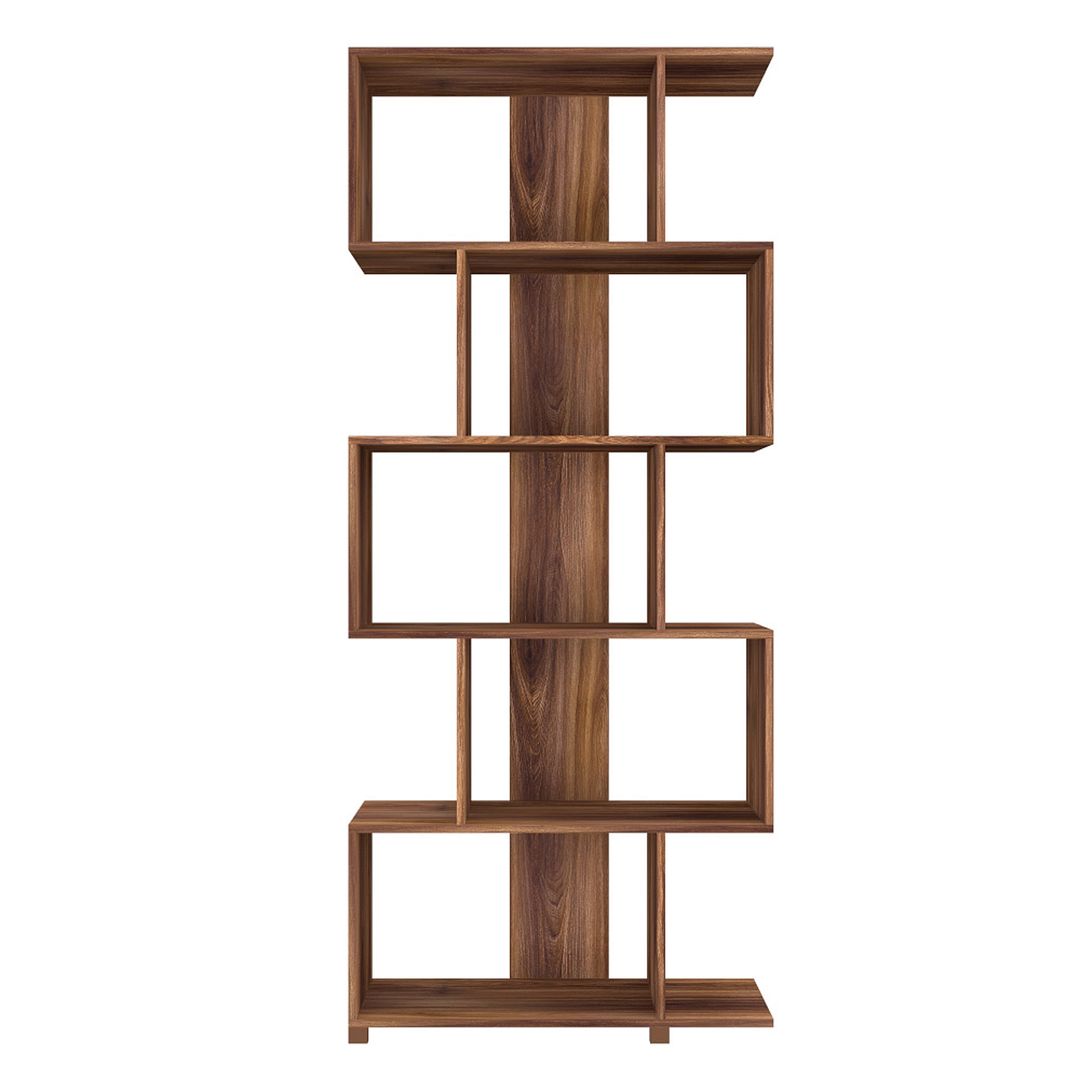 Manhattan Comfort Charming Petrolina Z-Shelf with 5 shelves