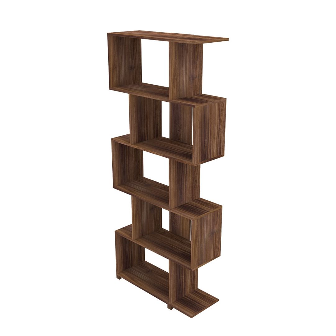 Manhattan Comfort Charming Petrolina Z-Shelf with 5 shelves