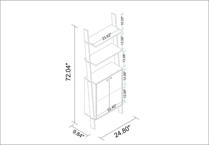 Manhattan Comfort Cooper Ladder Display Cabinet