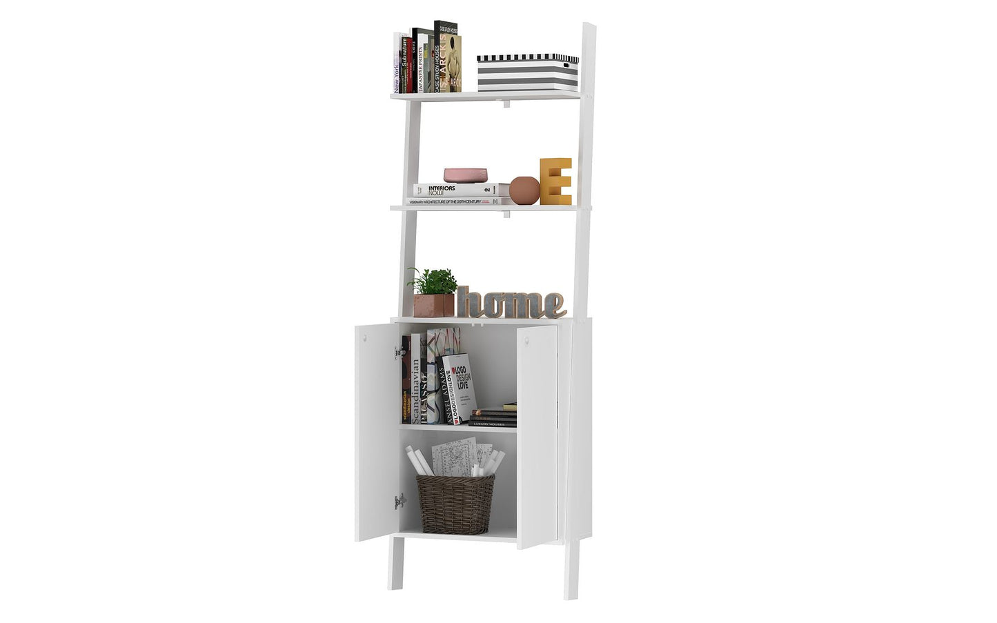 Manhattan Comfort Cooper Ladder Display Cabinet