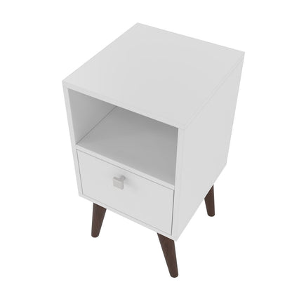 Manhattan Comfort Abisko Side Table White