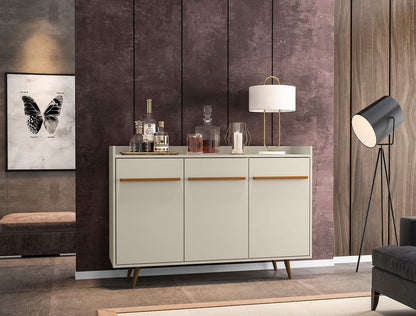Manhattan Comfort Bradley 53.54 Buffet Stand Mid Century Modern