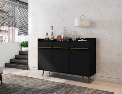Manhattan Comfort Bradley 53.54 Buffet Stand Mid Century Modern