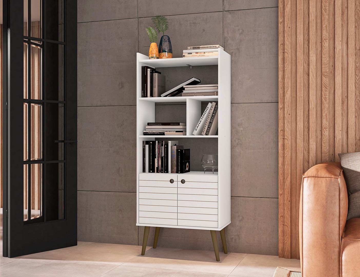 Manhattan Comfort Bogart Bookcase