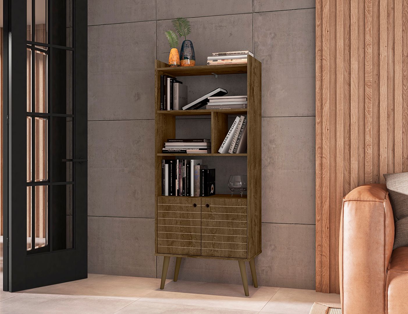 Manhattan Comfort Bogart Bookcase