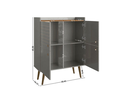 Manhattan Comfort Bogart Accent Cabinet
