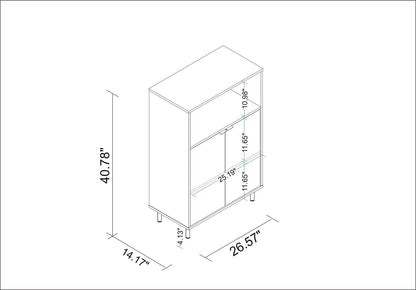 Manhattan Comfort Mosholu Accent Cabinet