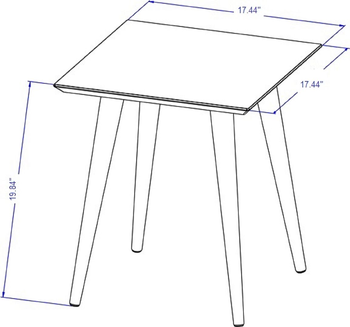 Manhattan Comfort Utopia High End Table