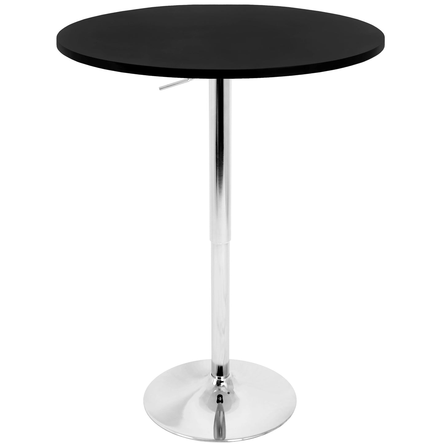 Elia Contemporary Adjustable Bar Table in Black