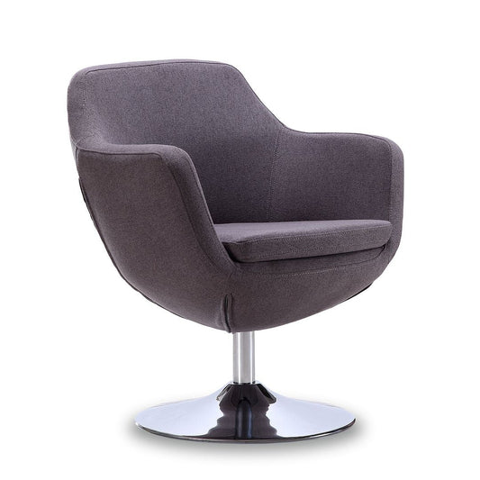 Manhattan Comfort Caisson Swivel Accent Chair