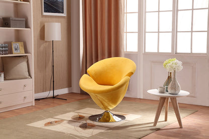 Manhattan Comfort Tulip Swivel Accent Chair