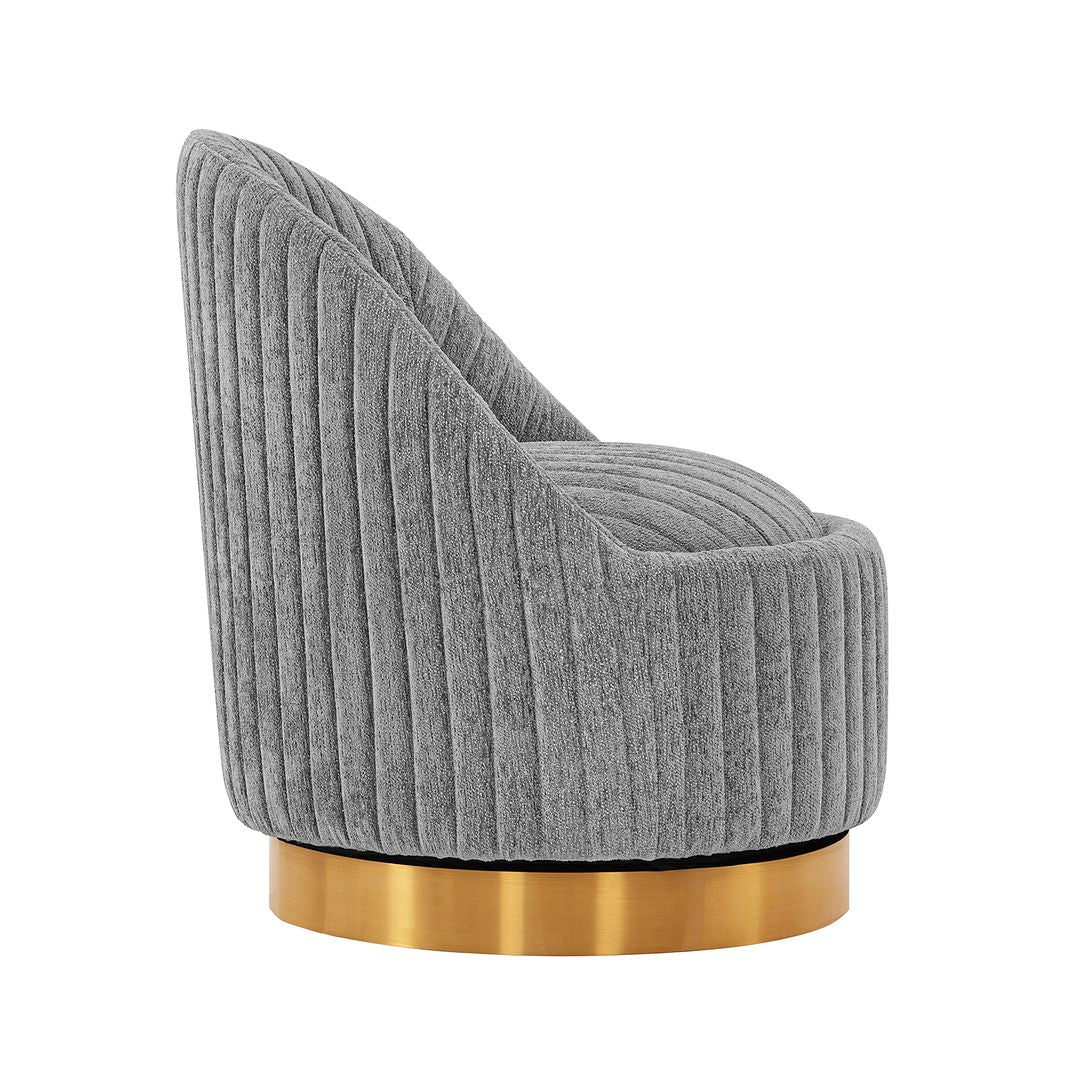 Manhattan Comfort Leela Swivel Accent Chair