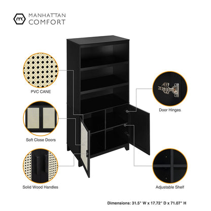 Manhattan Comfort Sheridan Bookcase Cabinet