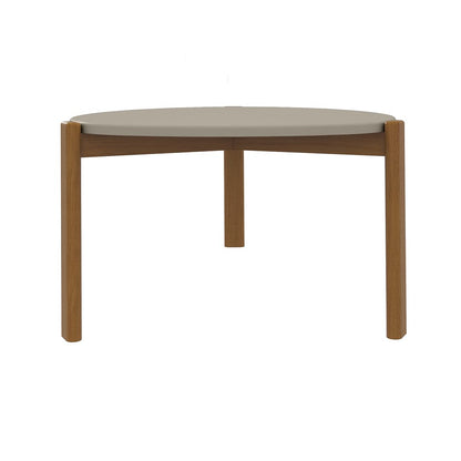 Manhattan Comfort Mid-Century Modern Gales Coffee Table with Solid Wood Legs