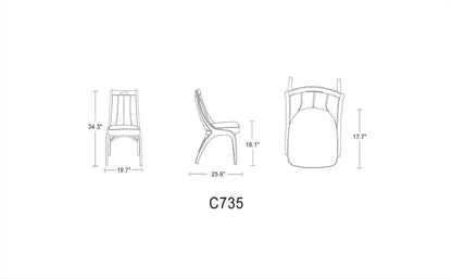 Manhattan Comfort Danube Dining Chair - Set of 2