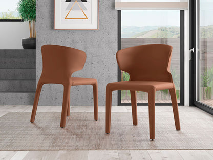 Manhattan Comfort Conrad Leather Dining Chair -Set of 2