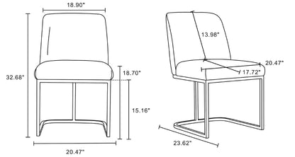 Manhattan Comfort Serena Dining Chair