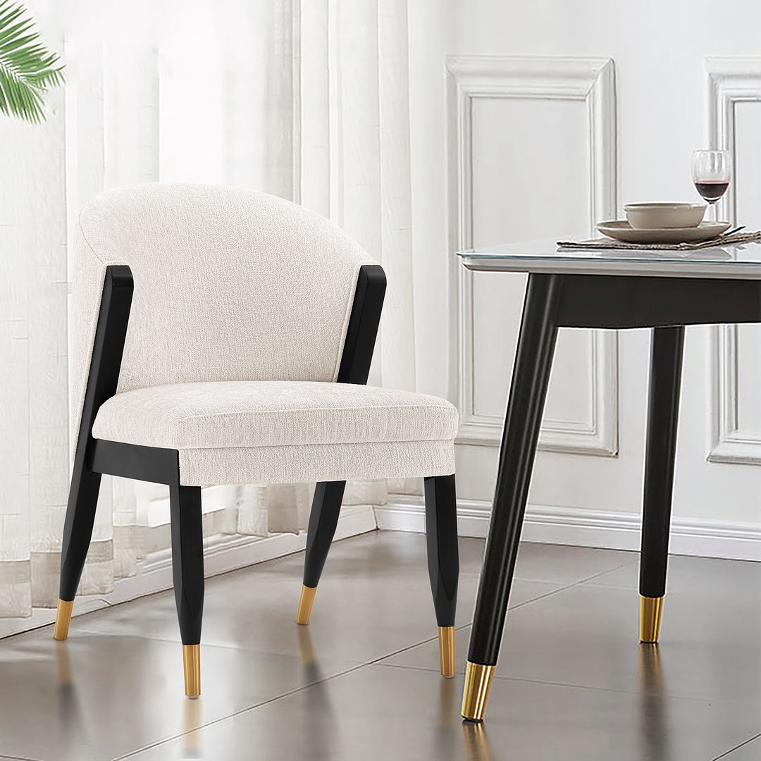 Manhattan Comfort Modern Ola Chenille Dining Chair