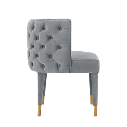 Manhattan Comfort Modern Maya Tufted Velvet Dining Chair