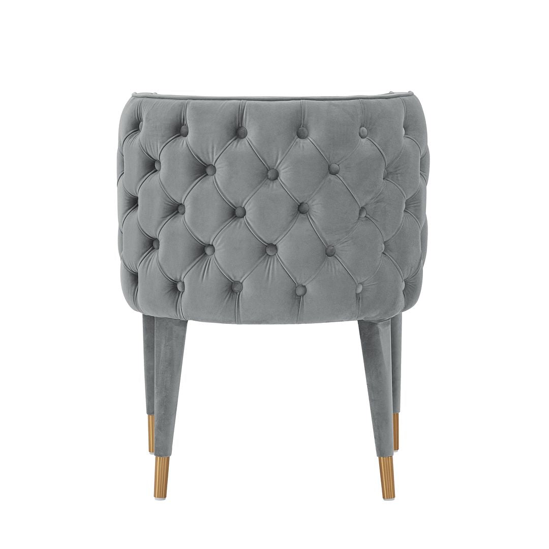 Manhattan Comfort Modern Maya Tufted Velvet Dining Chair