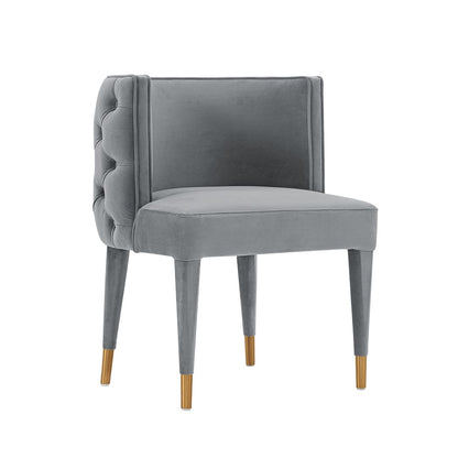 Manhattan Comfort Modern Maya Tufted Velvet Dining Chair