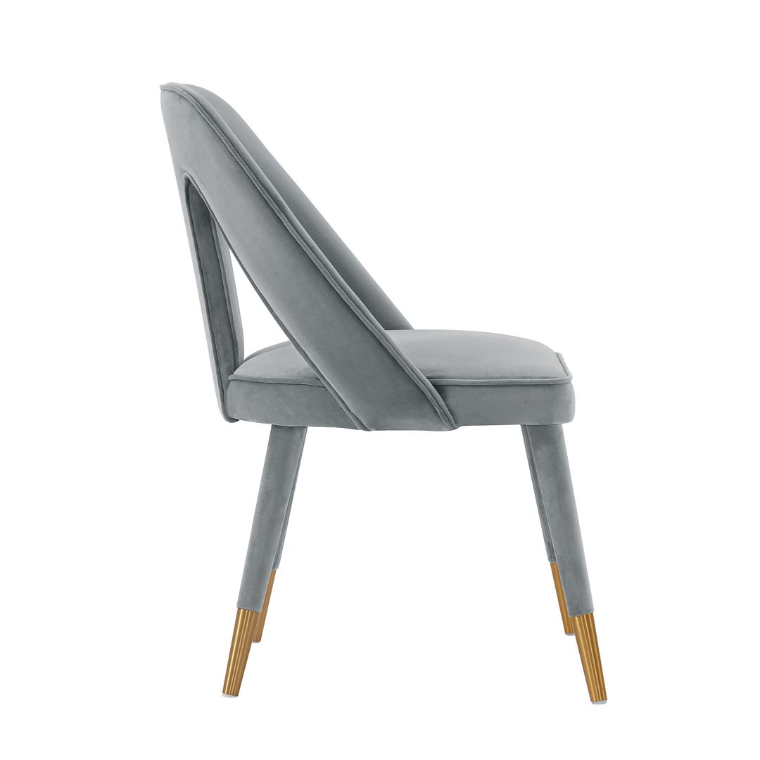 Manhattan Comfort Modern Neda Velvet  Dining Chair