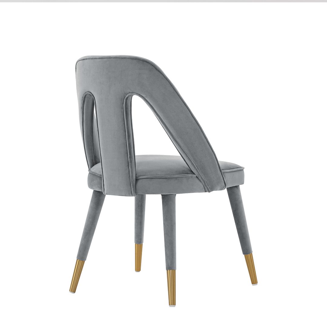 Manhattan Comfort Modern Neda Velvet  Dining Chair