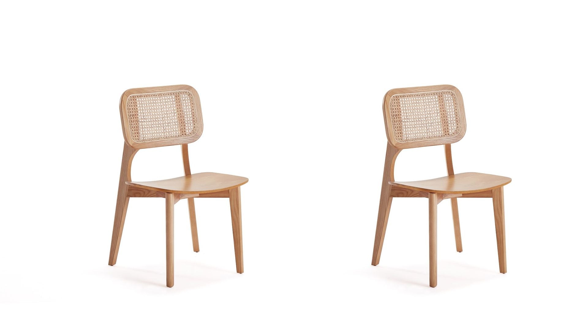 Manhattan Comfort Versailles Cane Dining Chair - Set of 2