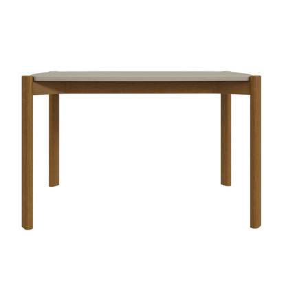 Manhattan Comfort Mid-Century Modern Gales 47.24 Dining Table with Solid Wood Legs