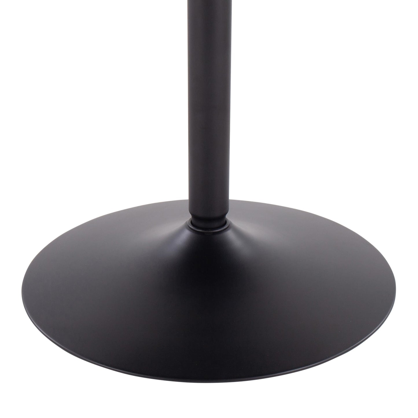 Dakota Industrial Dining Table in Black Steel and Black Wood