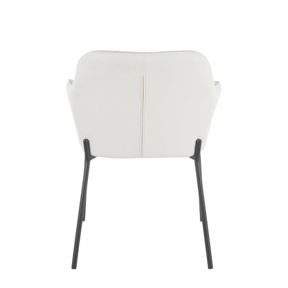 Demi Glam Pleated Bench in Gold Steel and Black Velvet