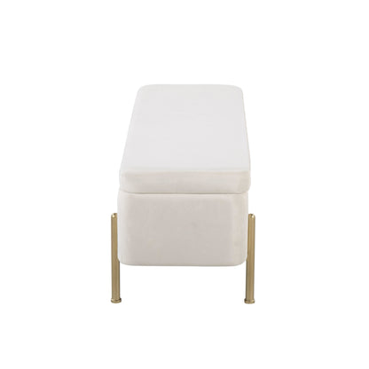 Daniella Contemporary Dining Chair in Gold Steel and Black Faux Leather   - Set of 2