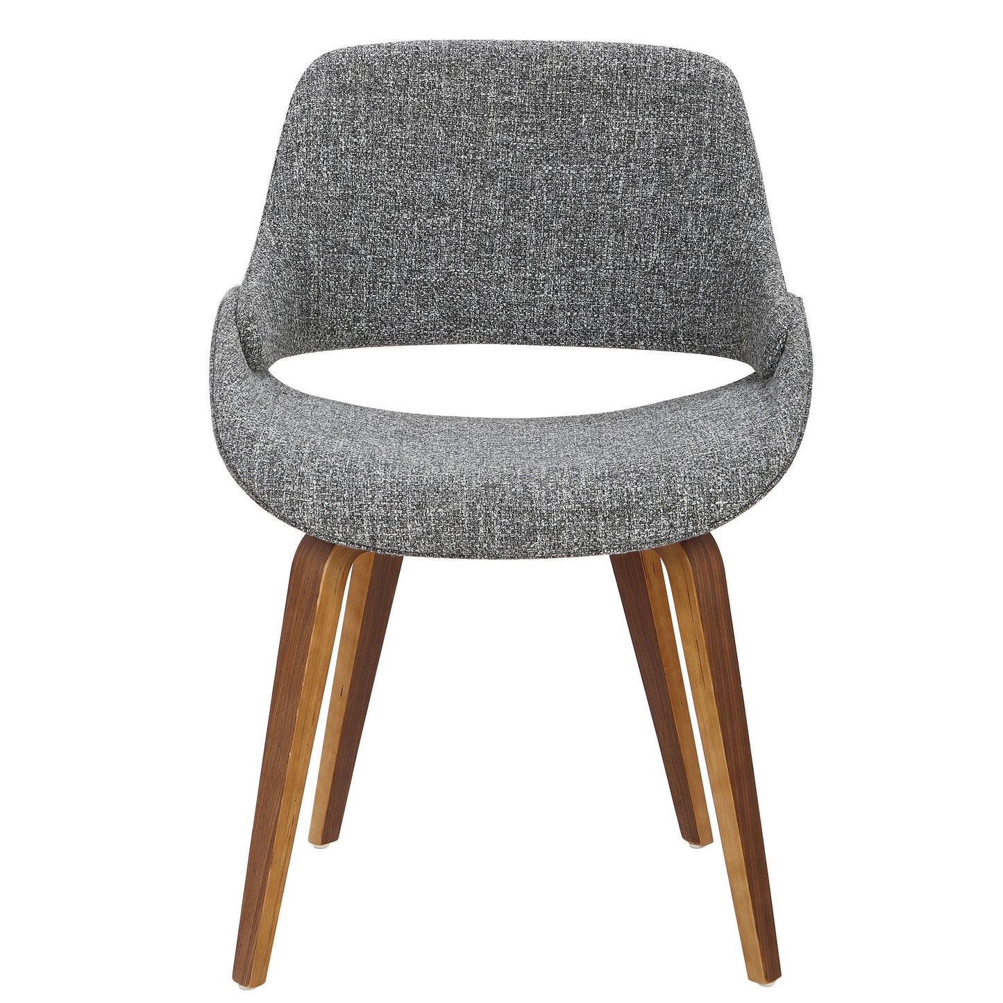 Finch Contemporary Swivel Chair in Black Metal and Charcoal Fabric