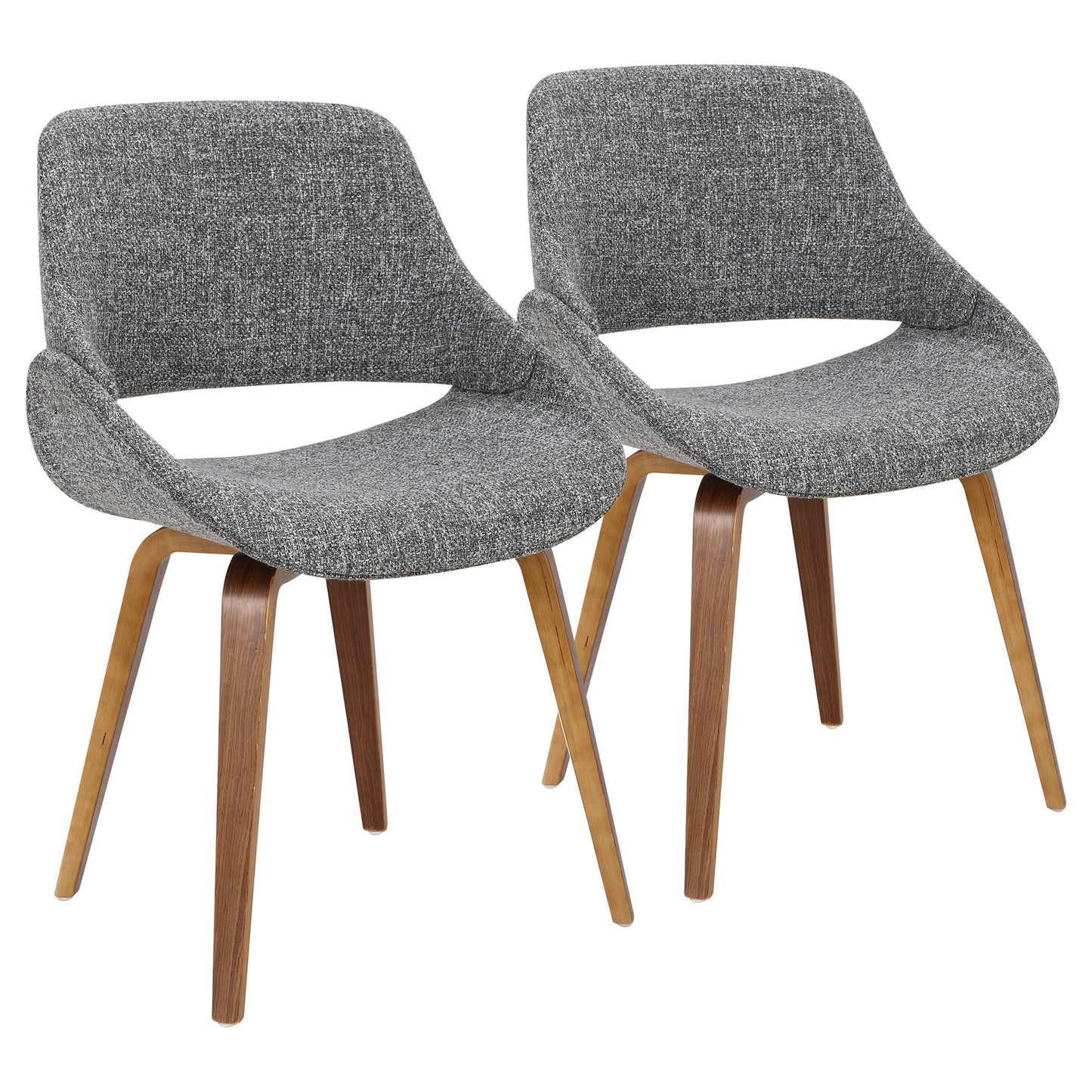 Finch Contemporary Swivel Chair in Black Metal and Charcoal Fabric