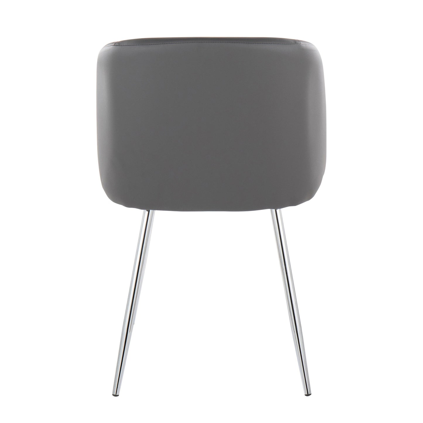 Fran Contemporary Chair in Gold Metal and Black Velvet   - Set of 2