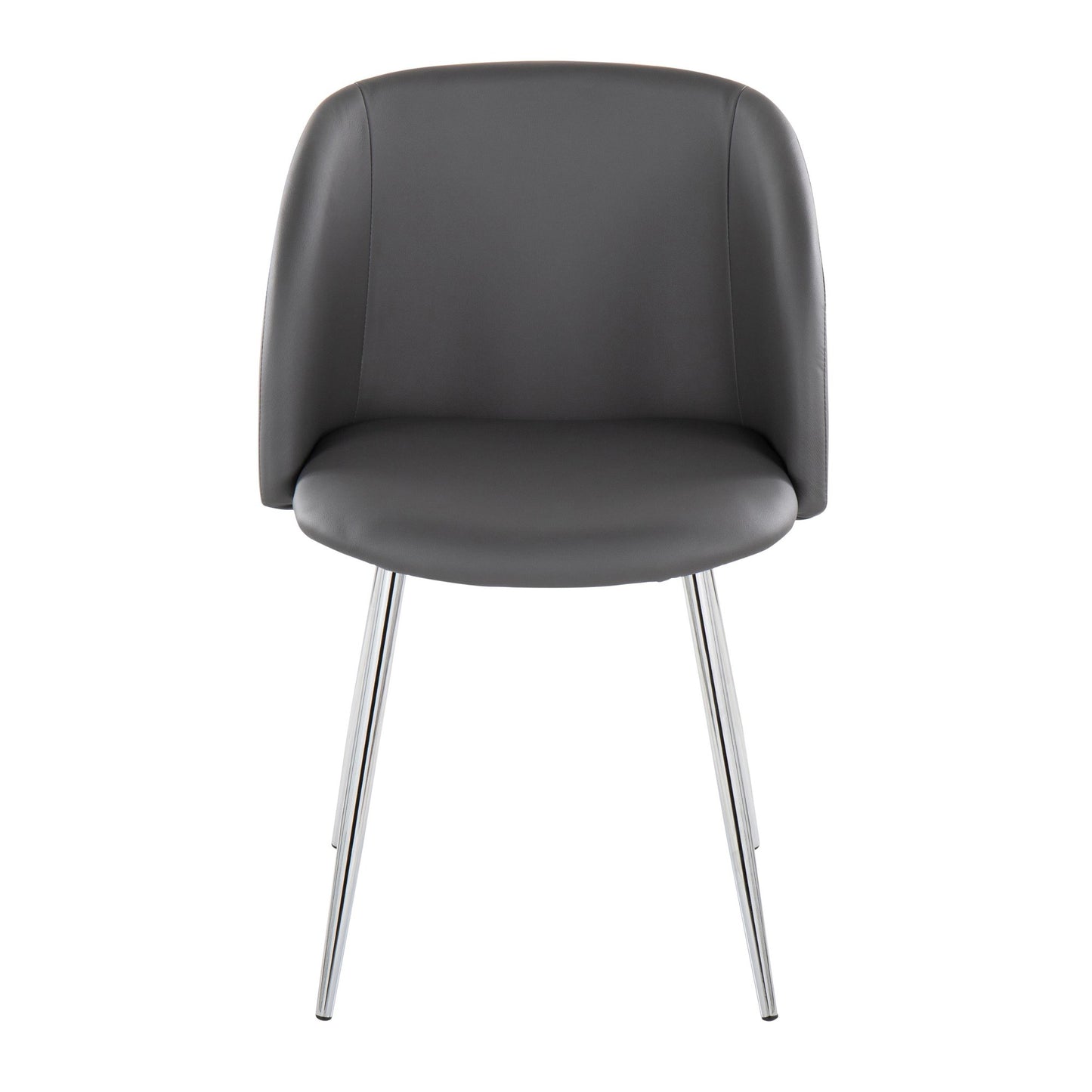 Fran Contemporary Chair in Gold Metal and Black Velvet   - Set of 2