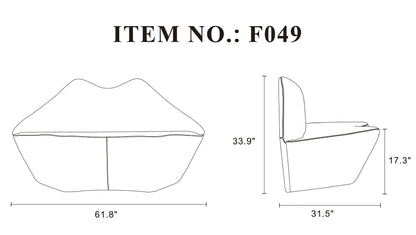 Manhattan Comfort Kiss Loveseat