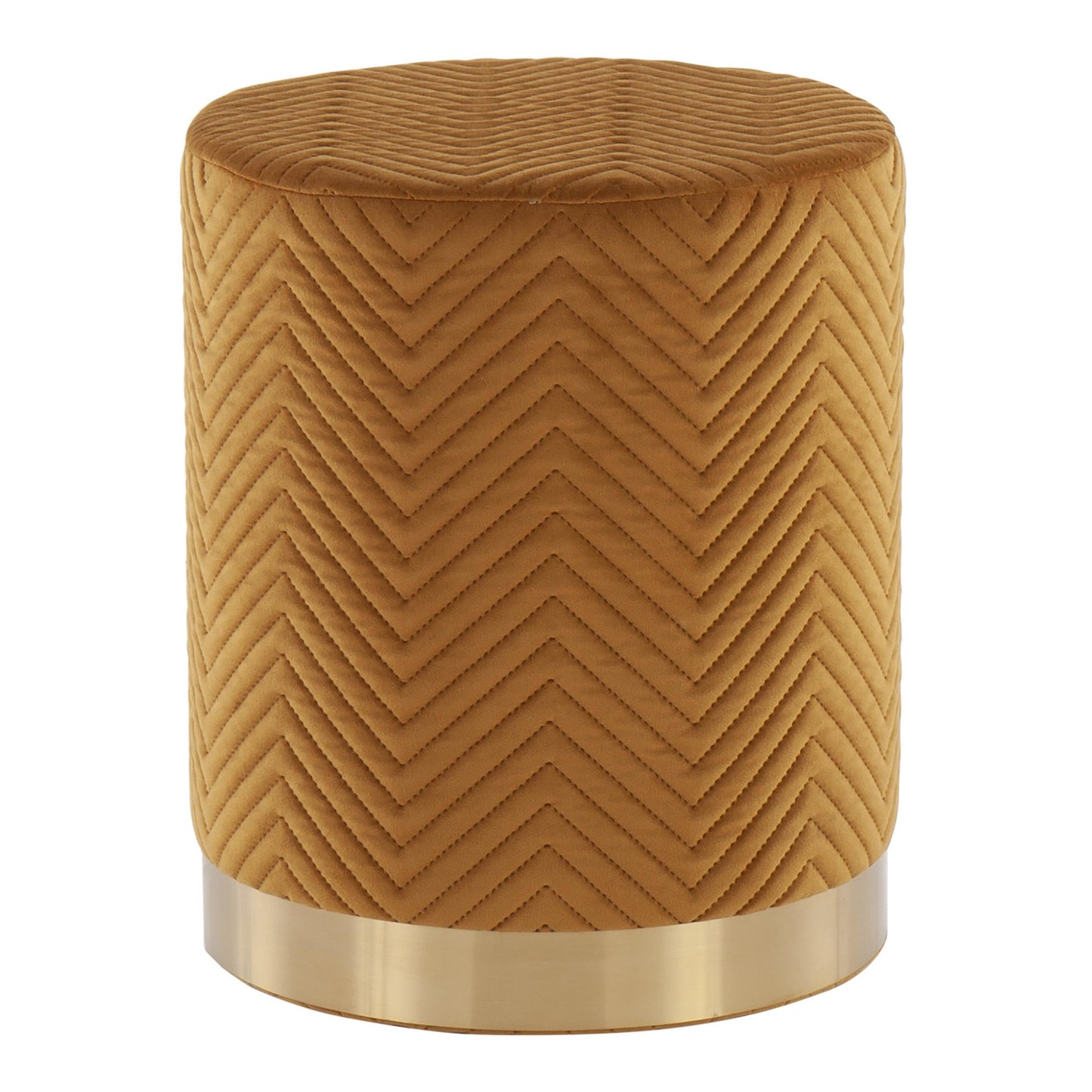 Marla Chevron Ottoman