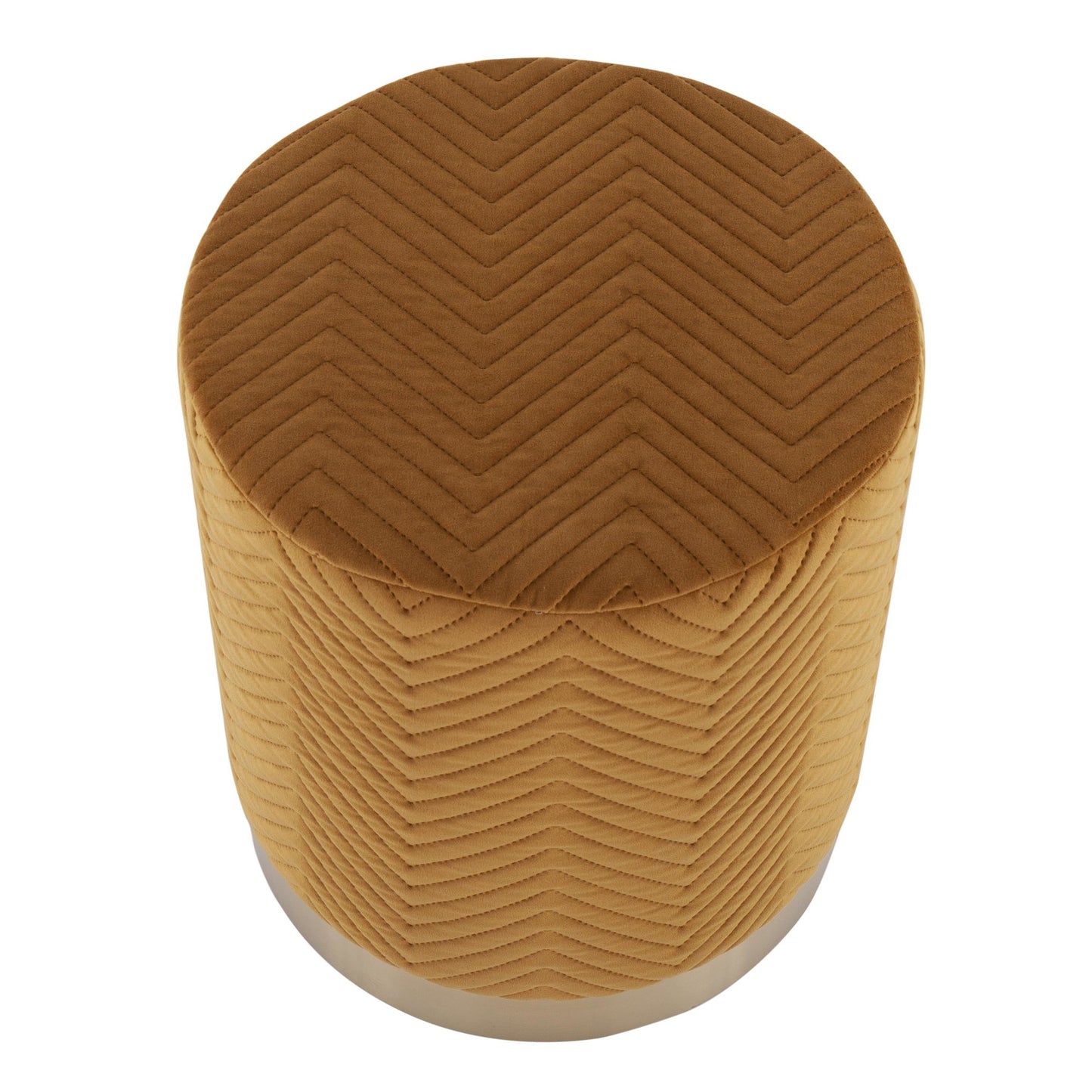Marla Chevron Ottoman